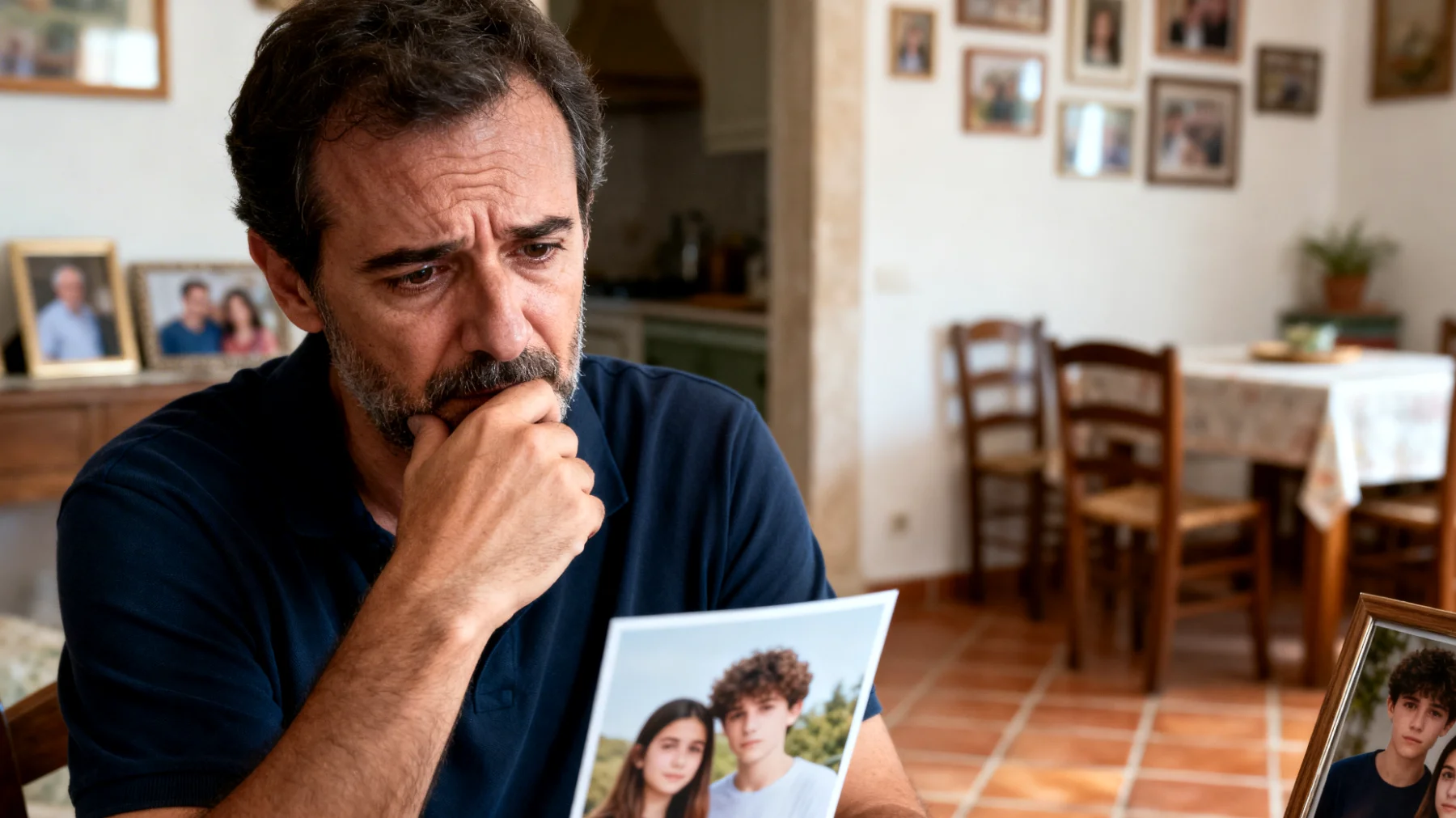 Un papà vive con ansia costante il futuro dei suoi figli adolescenti, preoccupandosi eccessivamente delle loro scelte scolastiche, delle amicizie che frequentano e delle prospettive lavorative, faticando a trovare un equilibrio tra sostegno e controllo"